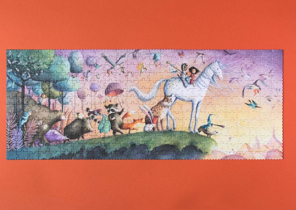 LONDJI glitter puzzel My unicorn 8 jr+ / 350 stks