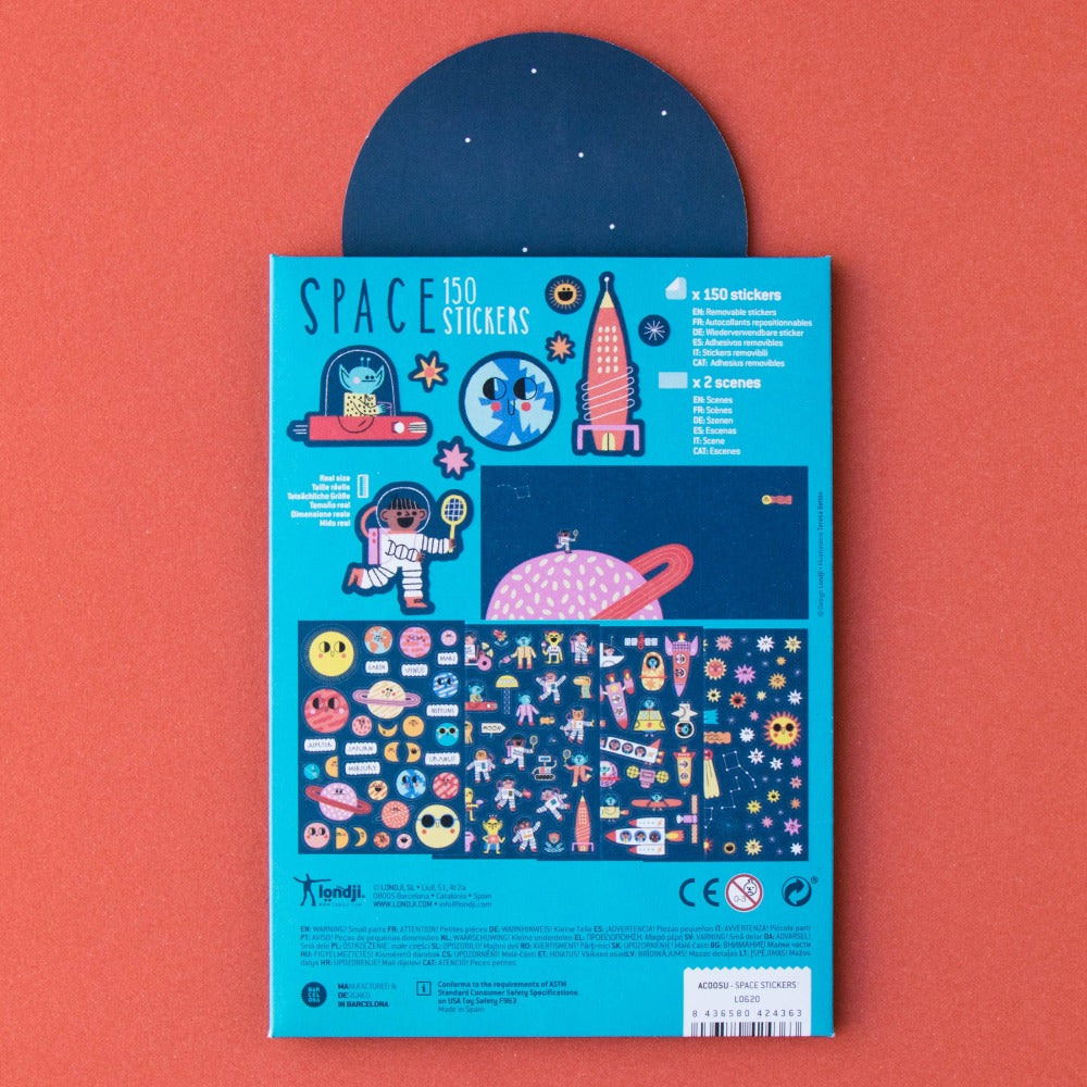 Buy LONDJI herbruikbare stickers space 3 jr+