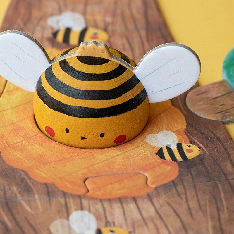LONDJI puzzel BZZZ 10 stks 2 jr + recycled karton