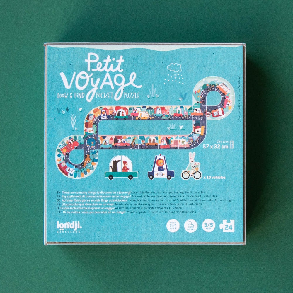 LONDJI puzzel Petit voyage 3jr+ / 24 stks