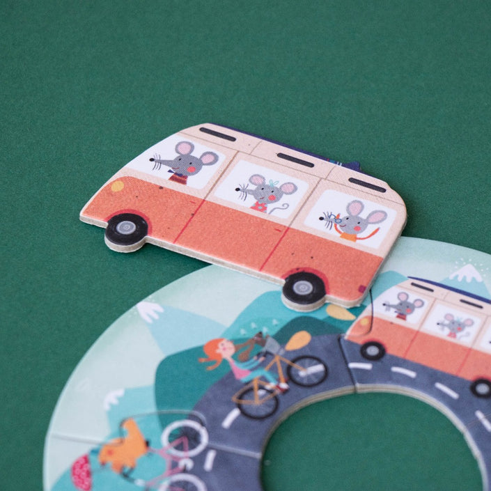 LONDJI puzzel Petit voyage 3jr+ / 24 stks