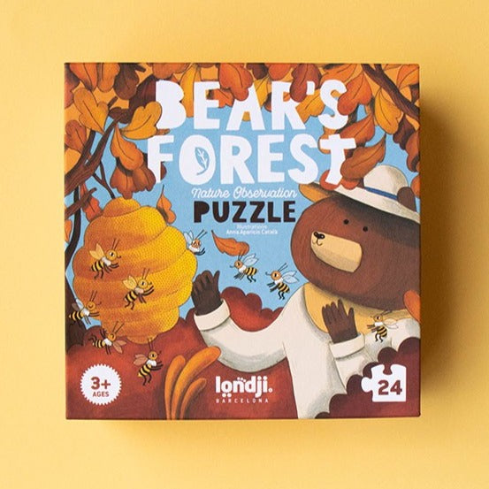 LONDJI puzzel bear's forest 3jr+ / 24 stks