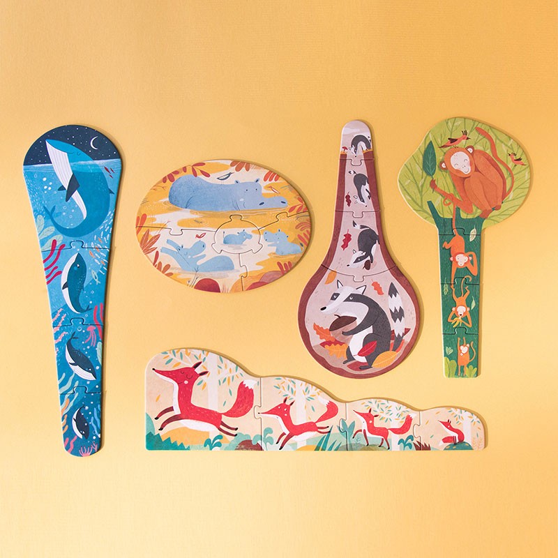 LONDJI puzzel look I'm big 3 jr+ / 5 x 4 stks 8436580421652