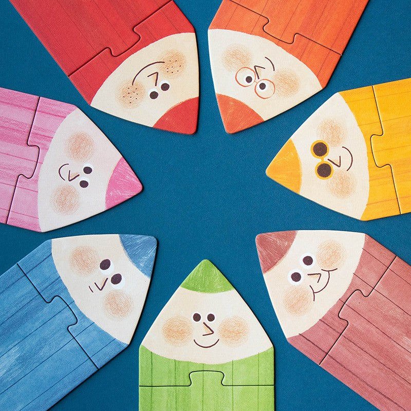 Buy LONDJI puzzel my colour red 7 x 3 stks 2 jr