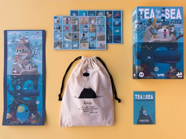 LONDJI puzzle tea by the sea 5yrs+ / 100 pcs