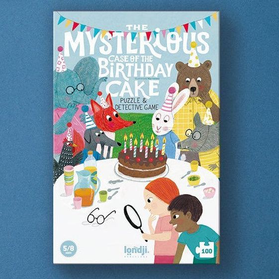 LONDJI puzzel The mysterious case of the birthday cake 5jr+ / 100 stks