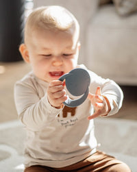 Label Label bijtring moon blauw