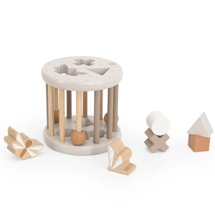 Label Label rollende vormenstoof nougat 1 jr+