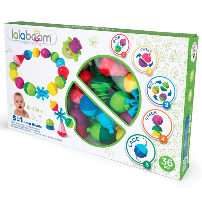 Lalaboom educatieve kralen 36 stks 10 mnd+
