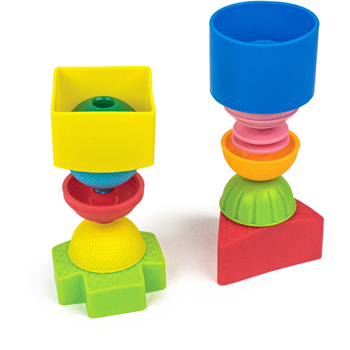 Lalaboom educatieve kralen + vormen 12 stks 10 mnd+