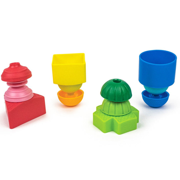 Lalaboom educatieve kralen + vormen 12 stks 10 mnd+