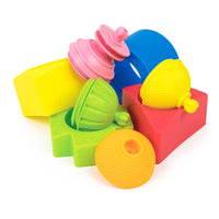 Lalaboom educatieve kralen + vormen 12 stks 10 mnd+