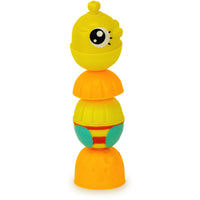 Lalaboom educatieve kralen bij + vogel blauw 6 stks 10 mnd+