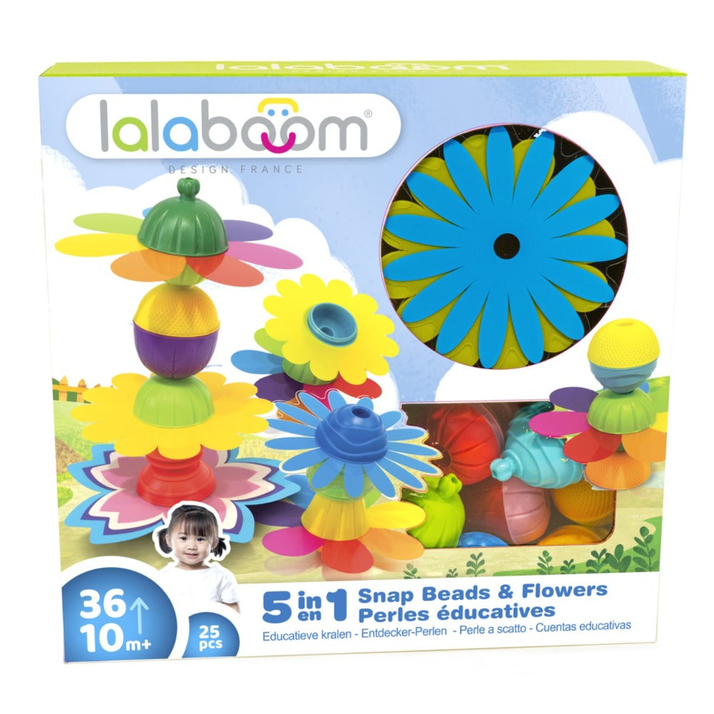 Buy Lalaboom educatieve kralen bloemen 25 stks 10 mnd+