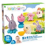Lalaboom educatieve kralen boerderij 25 stks 10 mnd+