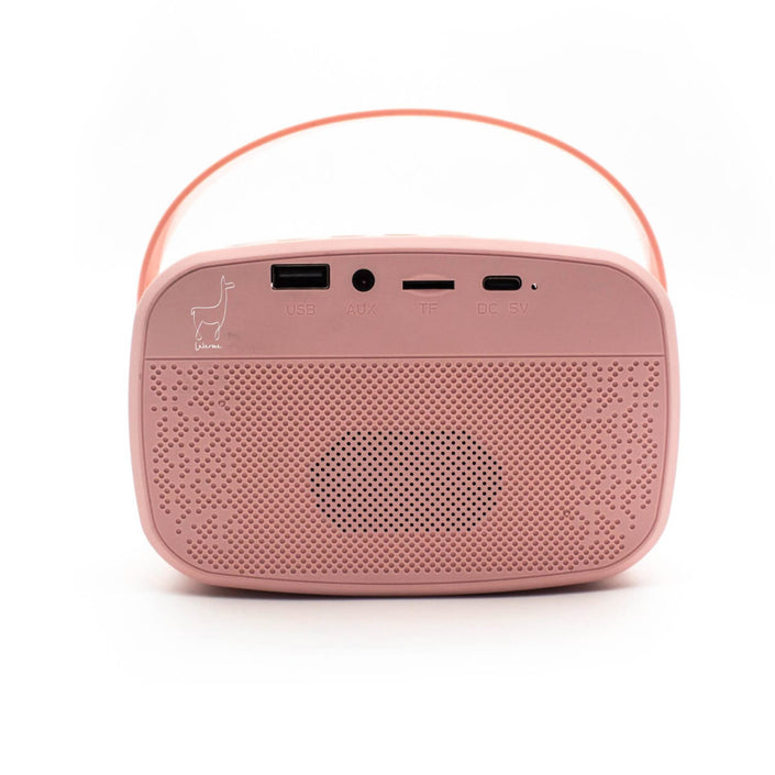 Lalarma karaoke set 2 microfoons roze