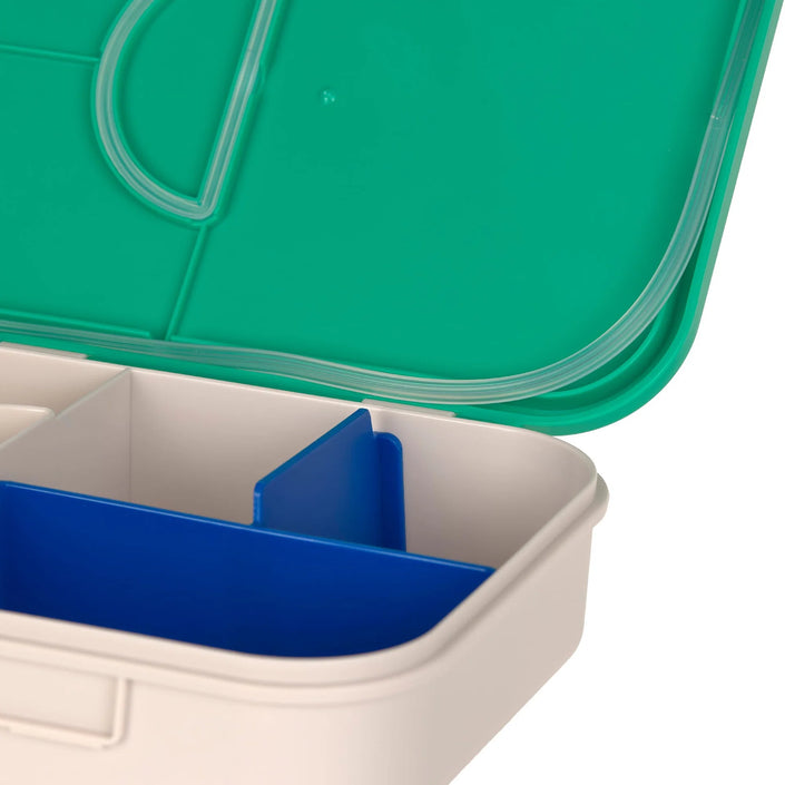 Lassig bento lunchbox happy trails frog