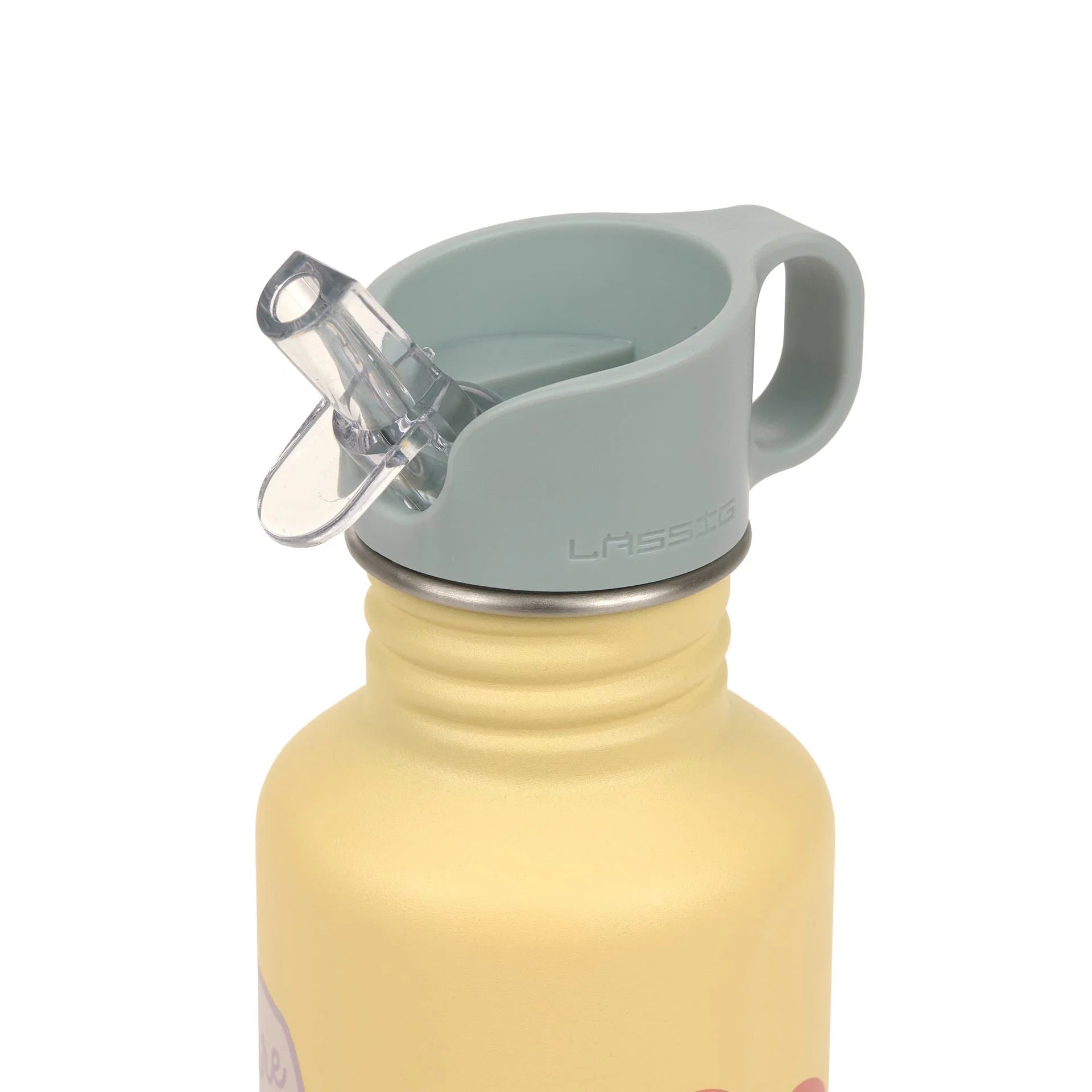 Lassig stainless steel drinkfles happy trails flower
