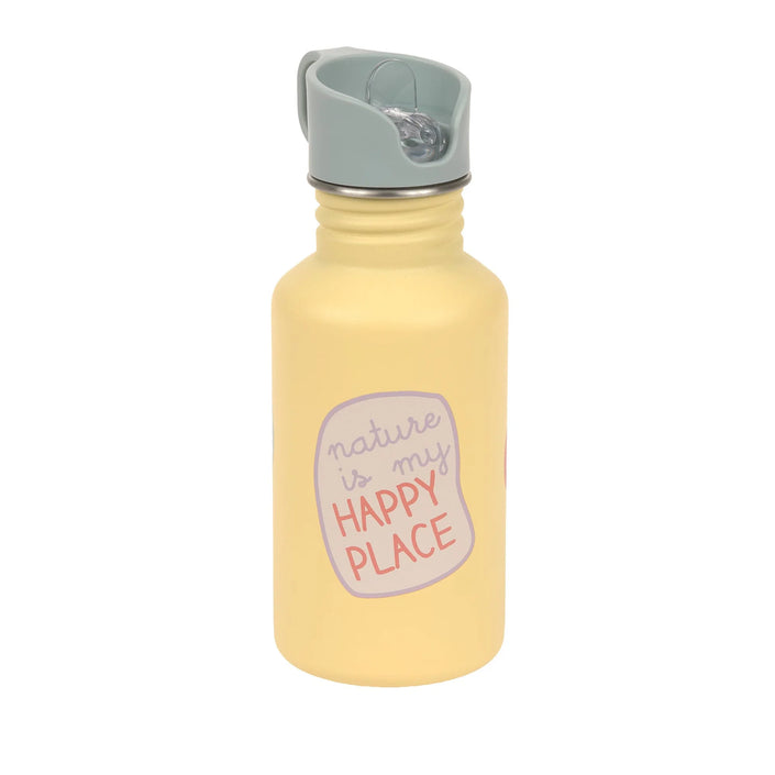 Lassig stainless steel drinkfles happy trails flower
