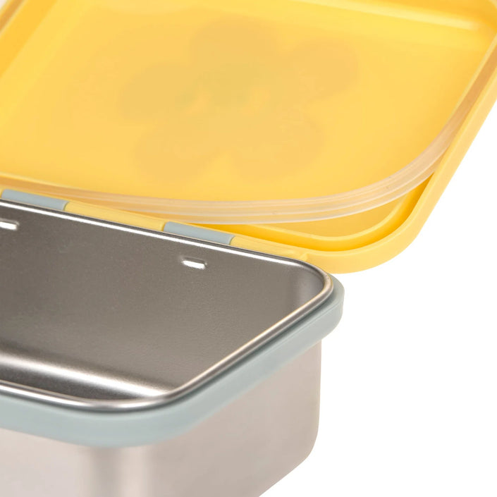 Lassig stainless steel lunchbox happy trails flower