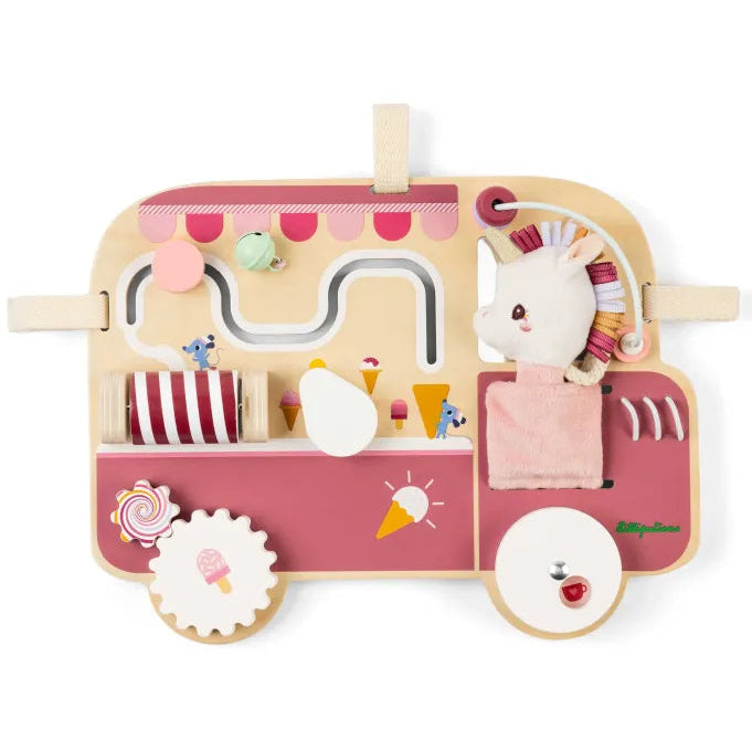 Lilliputiens activity panel Farm 9 m+