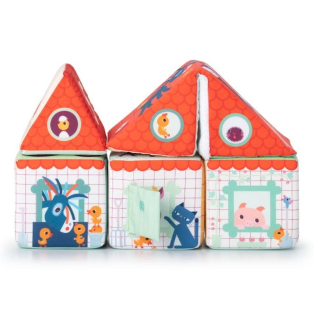 Lilliputiens activities cubes hide and seek 18 months + 2283455