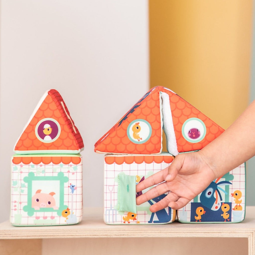 Lilliputiens activities cubes hide and seek 18 months + 5414834834550