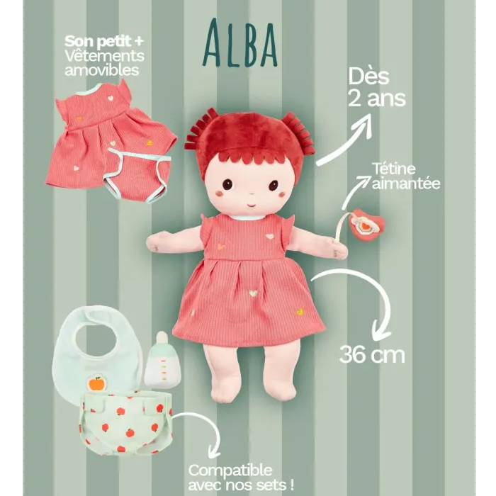 Lilliputiens doll Rose 2 yrs+