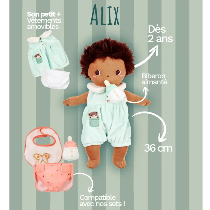 Lilliputiens doll Rose 2 yrs+