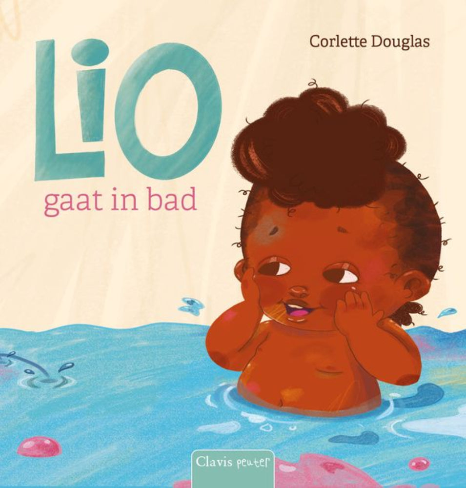 Lio gaat in bad 2 jr+