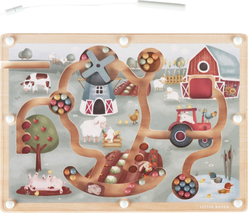 Little Dutch magnetisch doolhof Little farm 18 mnd+