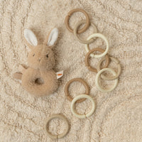 Little Dutch speelgoedringen beige 12 stks