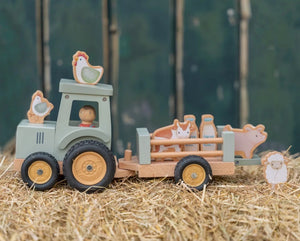 Little Dutch tractor met trailer Little Farm 18 mnd+LD7149