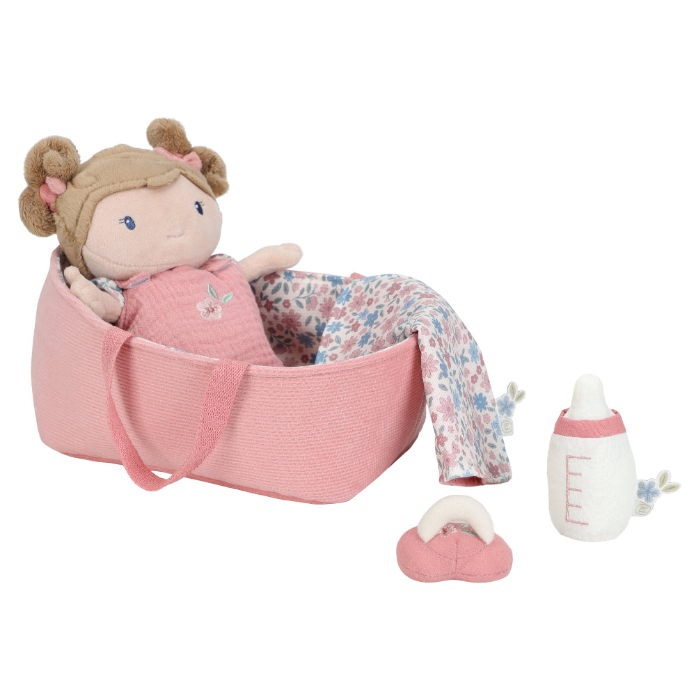 Buy Little Dutch babypop in mandje Rosa 25 cm 1 jr+