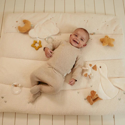 Little Dutch boxkleed newborn naturals 80 x 100 cm 0 mnd+