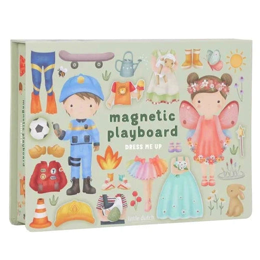Little Dutch magnetisch speelbord Jim en Rosa dress-up  8713291447844