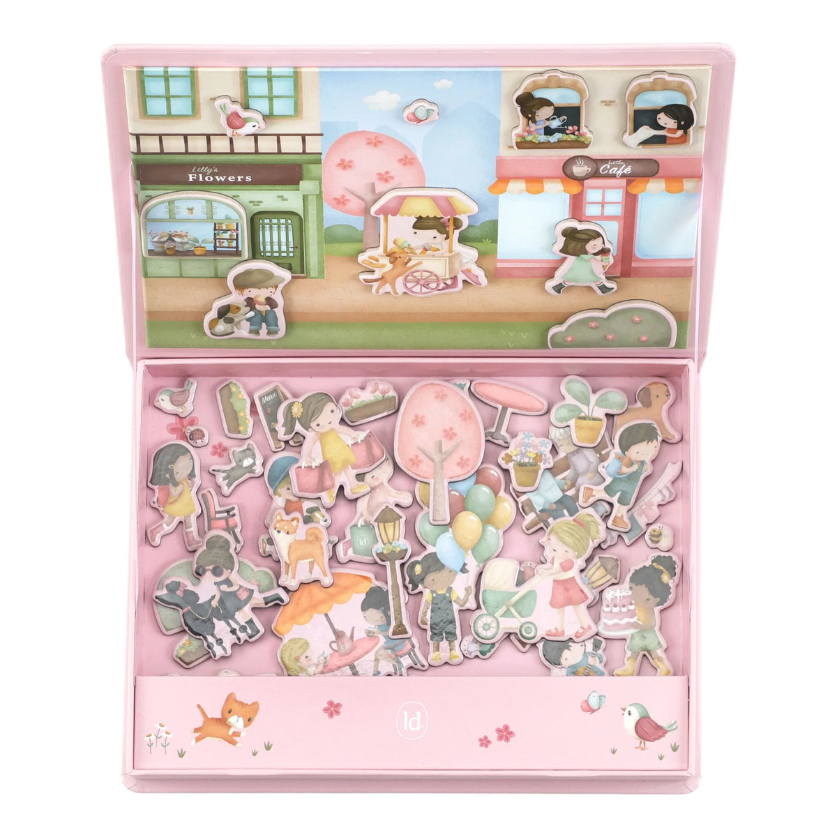 Little Dutch magnetisch speelbord Rosas winkelstraat 3 jr+ LD4785