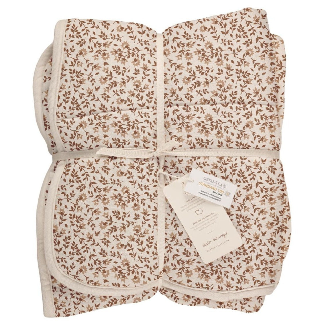 Main Sauvage fitted sheet woodland 70 x 140
