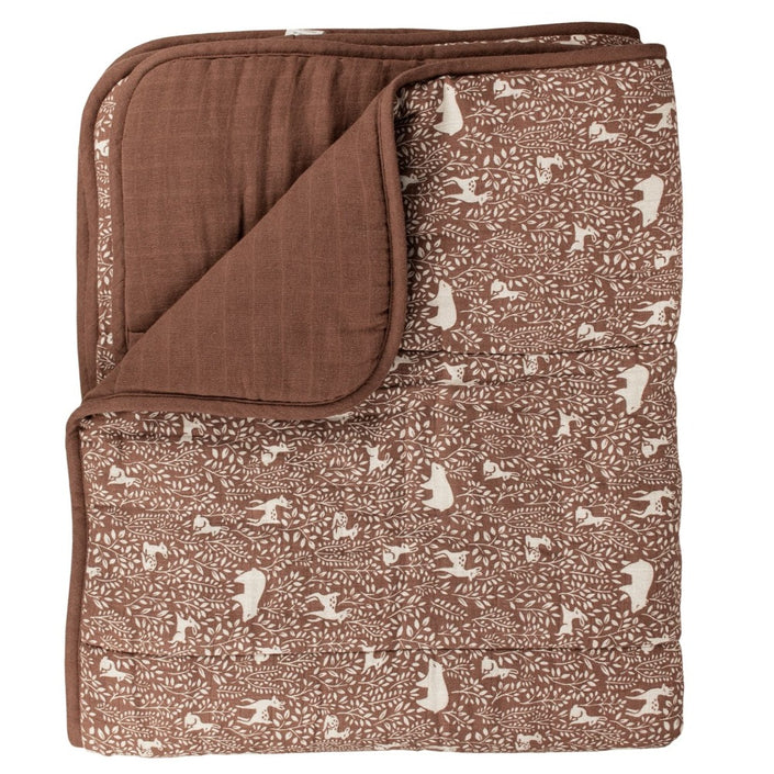 Main Sauvage fitted sheet woodland 70 x 140