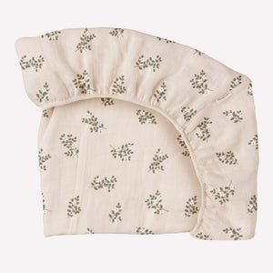 Main Sauvage hoeslaken holly flowers 60 x 120