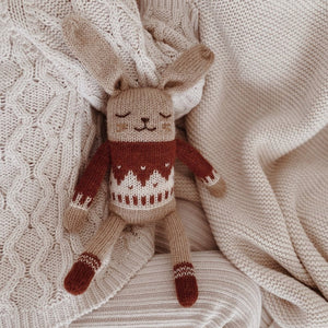 Main Sauvage knuffel bunny sienna sweater