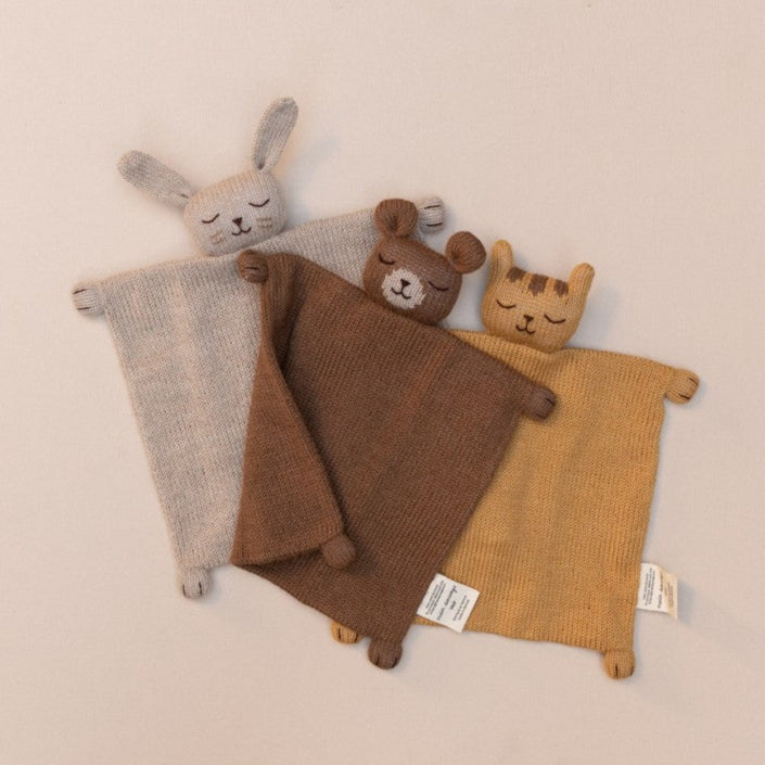 Main Sauvage knuffeldoekje teddy nut knit