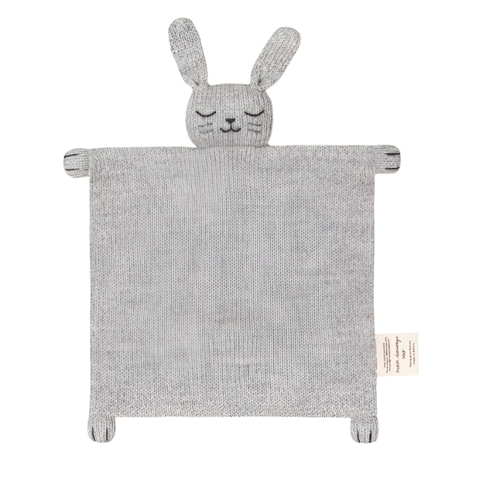 Main Sauvage knuffeldoekje bunny grey knitMSA.KC.BUN.GREY