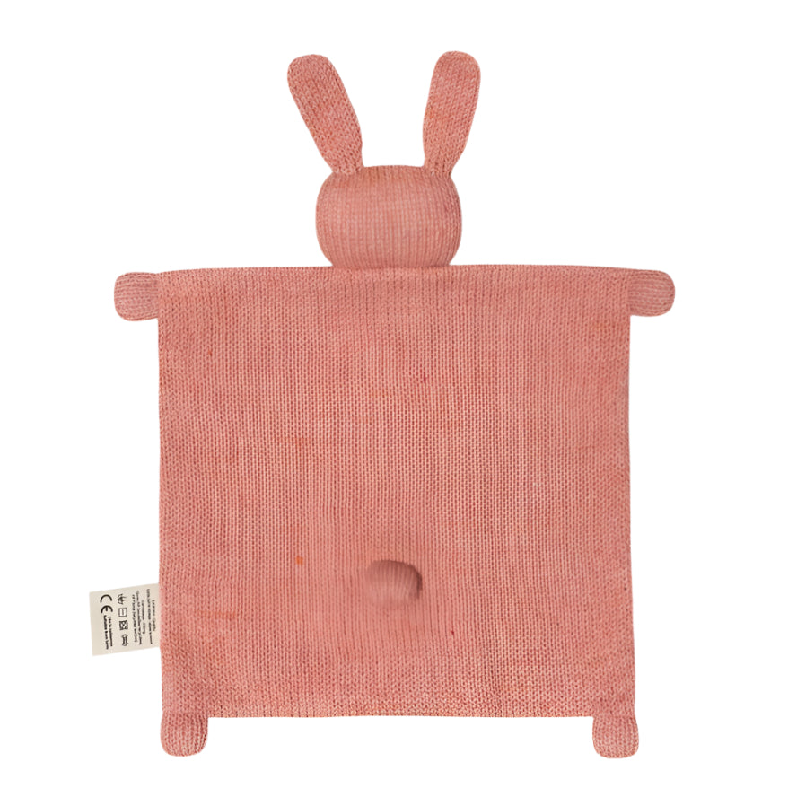 Main Sauvage knuffeldoekje bunny rose knitMSA.KC.BUN.ROSEb