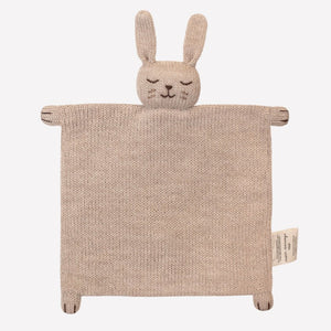 Main Sauvage knuffeldoekje bunny sand knit a