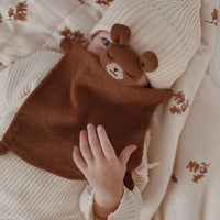 Main Sauvage knuffeldoekje teddy nut knit