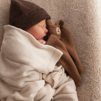 Main Sauvage knuffeldoekje teddy nut knit D