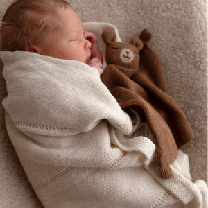 Main Sauvage knuffeldoekje teddy nut knit b