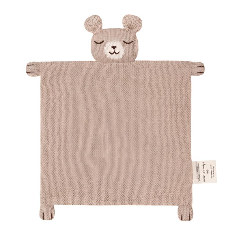 Main Sauvage knuffeldoekje teddy sand knitMSA.KC.TED.SAND