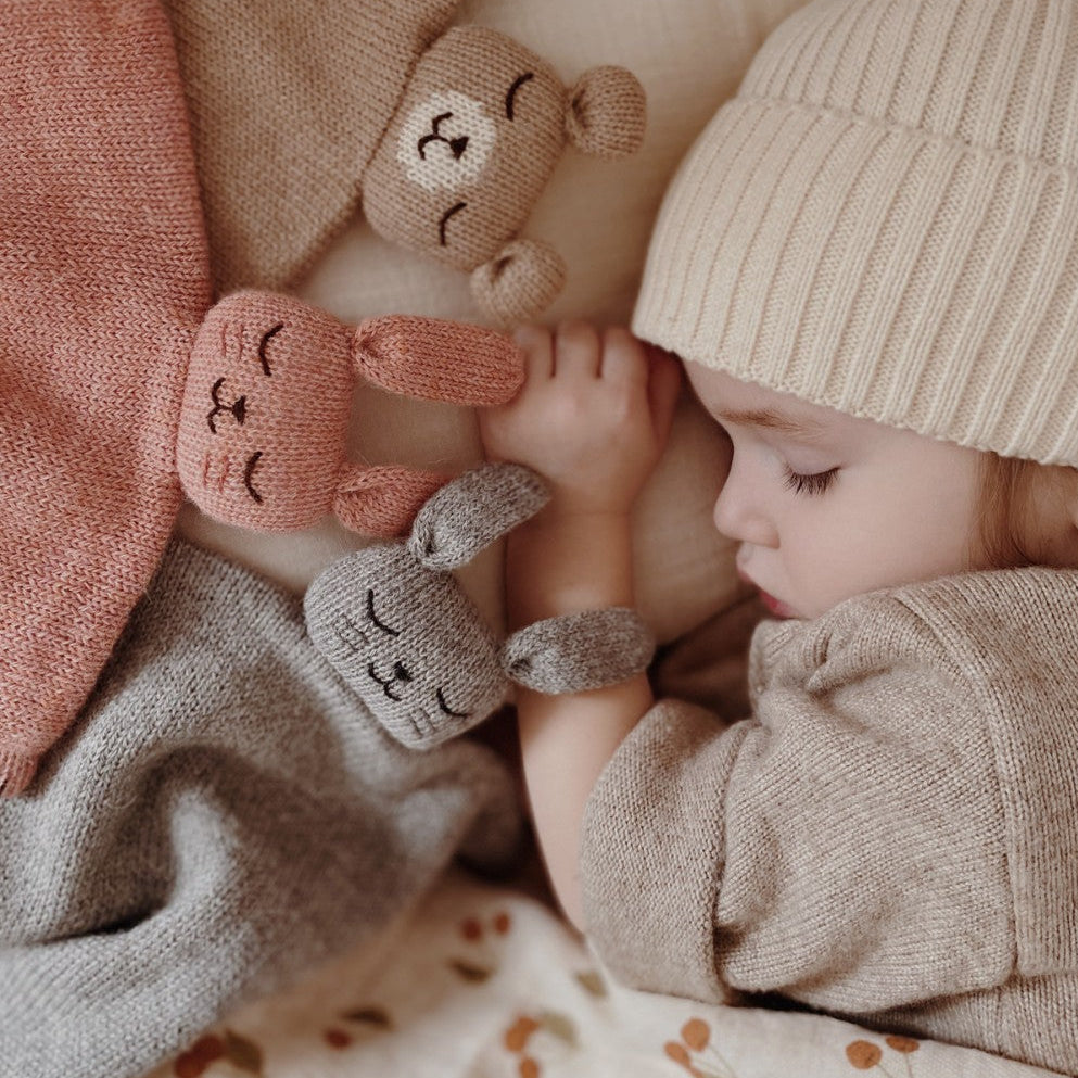 Buy Main Sauvage knuffeldoekje teddy sand knit